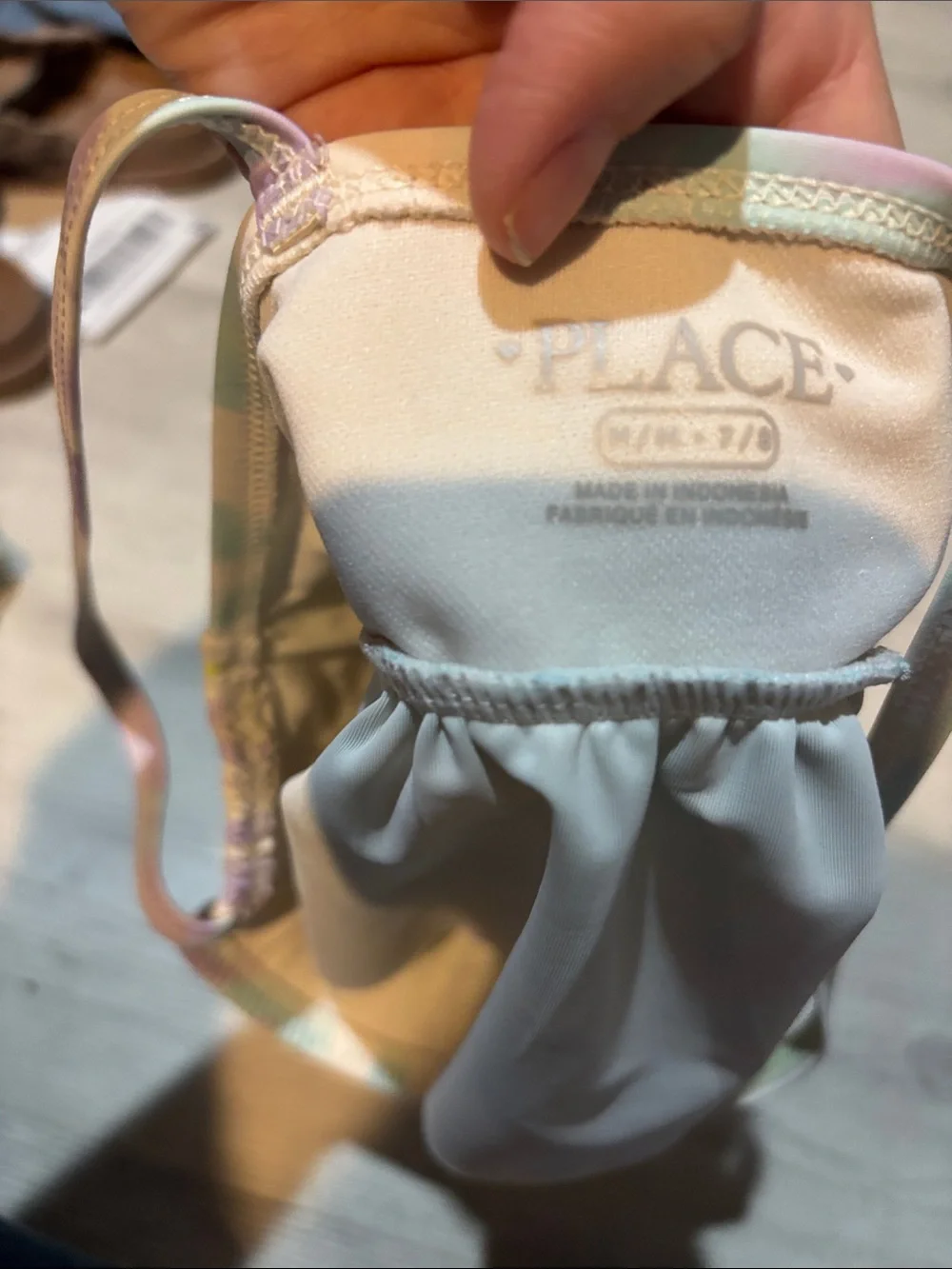 Pastel Tie-Dye Two-Piece Swim Set